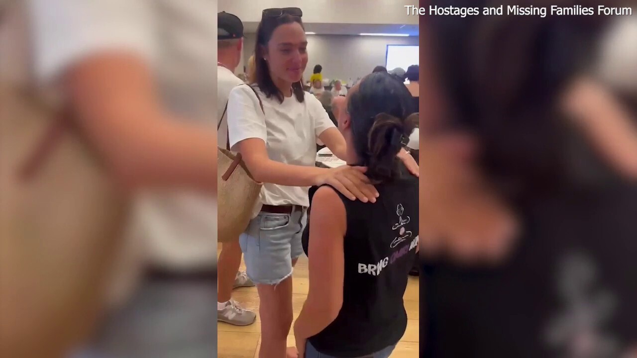 Gal Gadot visits families of Hamas hostages
