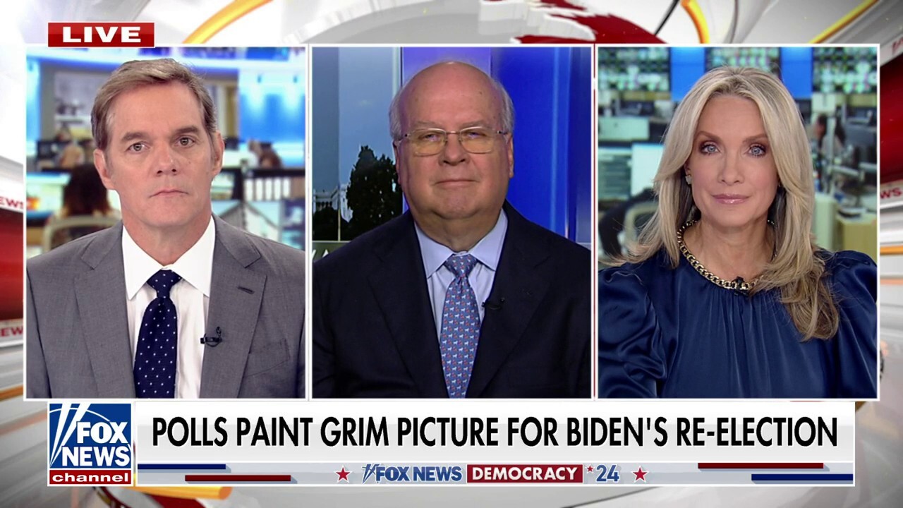 Karl Rove reacts to grim polling on Biden: 'This is bad news for the White House'