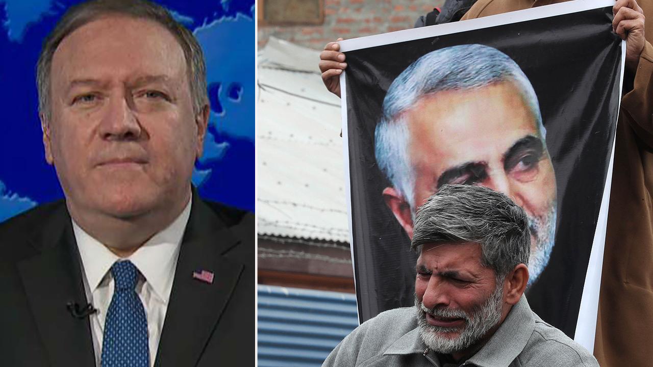 Pompeo on Soleimani strike: We don't seek war with Iran but we won't stand by while Americans are put at risk
