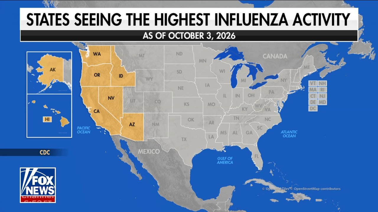 Doctor issues warning as early flu surge hits Western states
