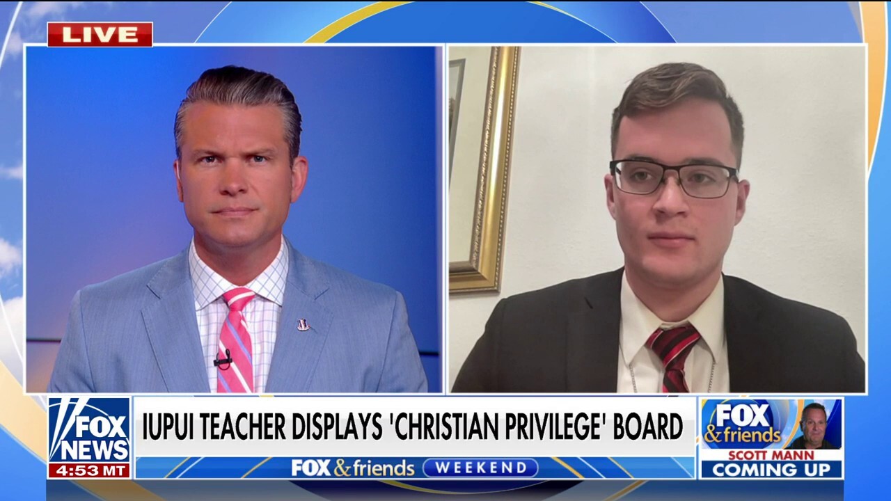 College professor displays 'Christian privilege' bulletin board, links Christianity to systemic racism