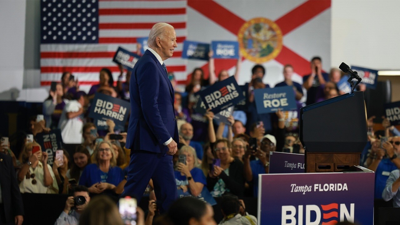 Fox News White House correspondent Jacqui Heinrich reports on President Biden hitting Republicans on abortion rights in Tampa on 'Special Report.'