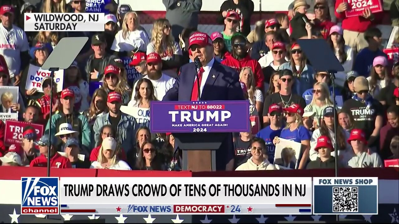 Fox News correspondent Madeleine Rivera has the latest on former President Trump's Wildwood, N.J., campaign rally on 'Fox News Live.'