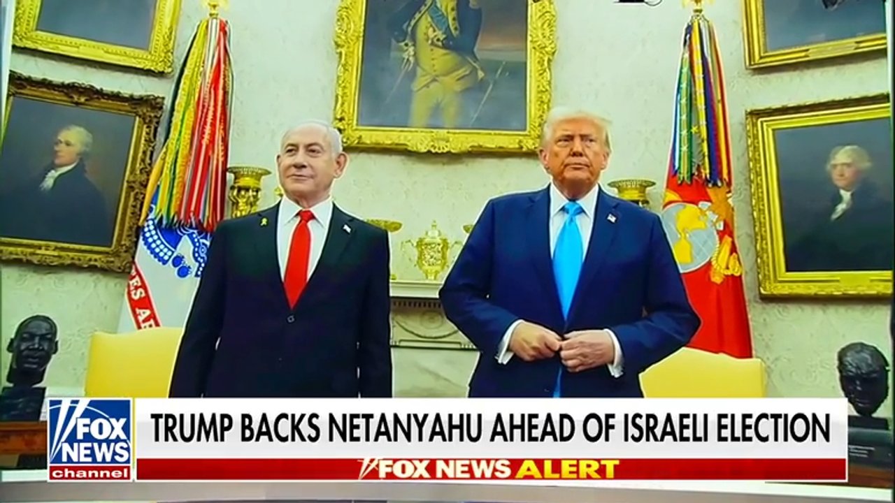 Trump backs Netanyahu as Iran tensions loom over Israeli election