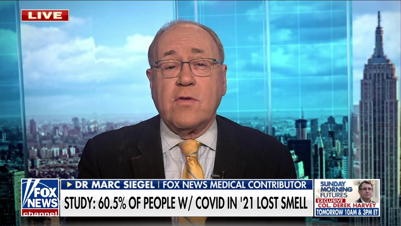 Dr. Marc Siegel: Recovering smell lost from contracting COVID may take 'several months'