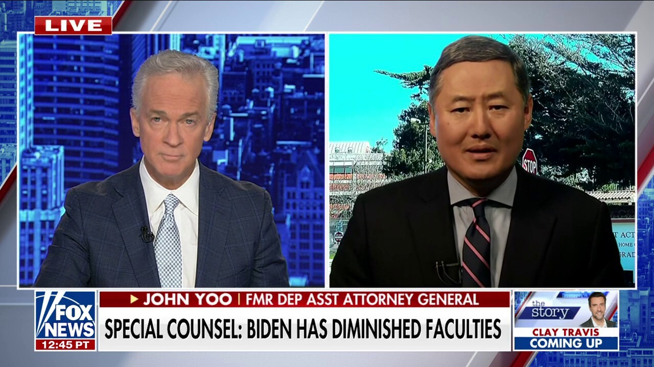 Special counsel report on Biden details 'no memory' of certain facts: John Yoo
