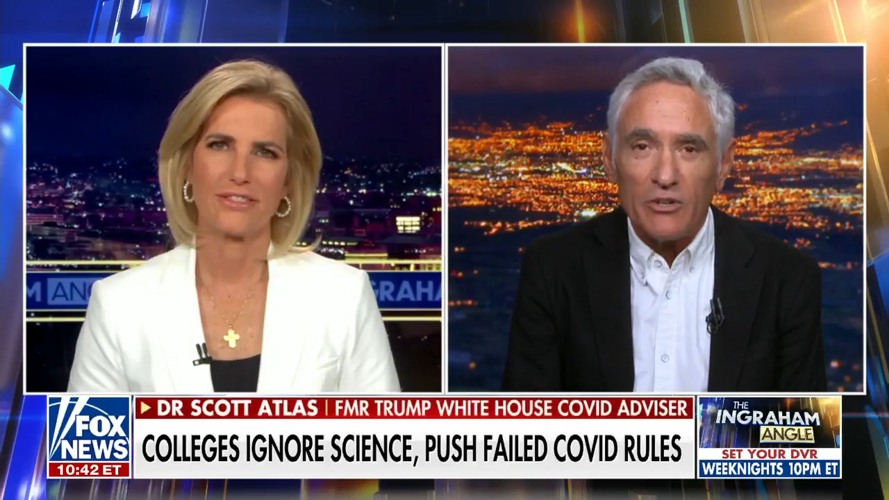 There is a denial of fact from thousands of colleges: Dr. Scott Atlas