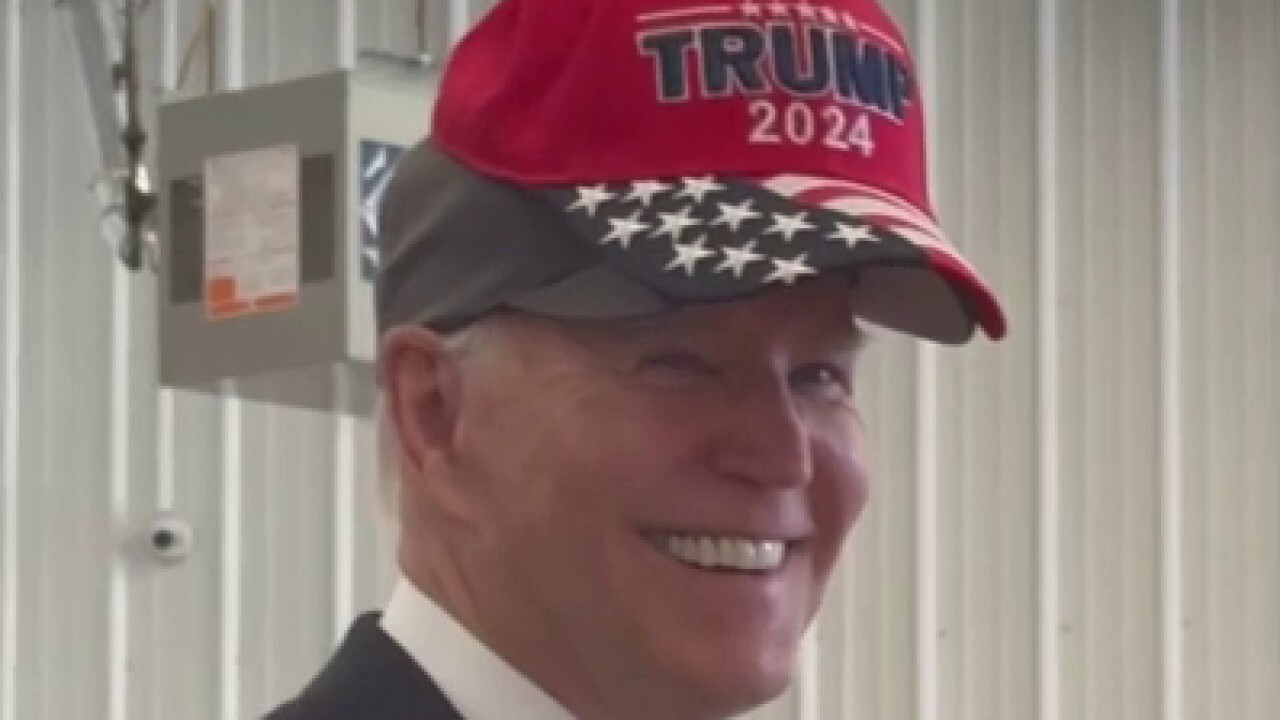 Biden dons red Trump hat during 9/11 visit to Pennsylvania fire station ...