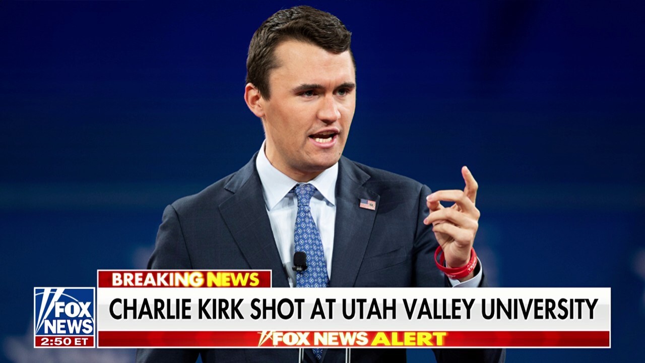 Turning Point USA founder Charlie Kirk shot at Utah Valley University