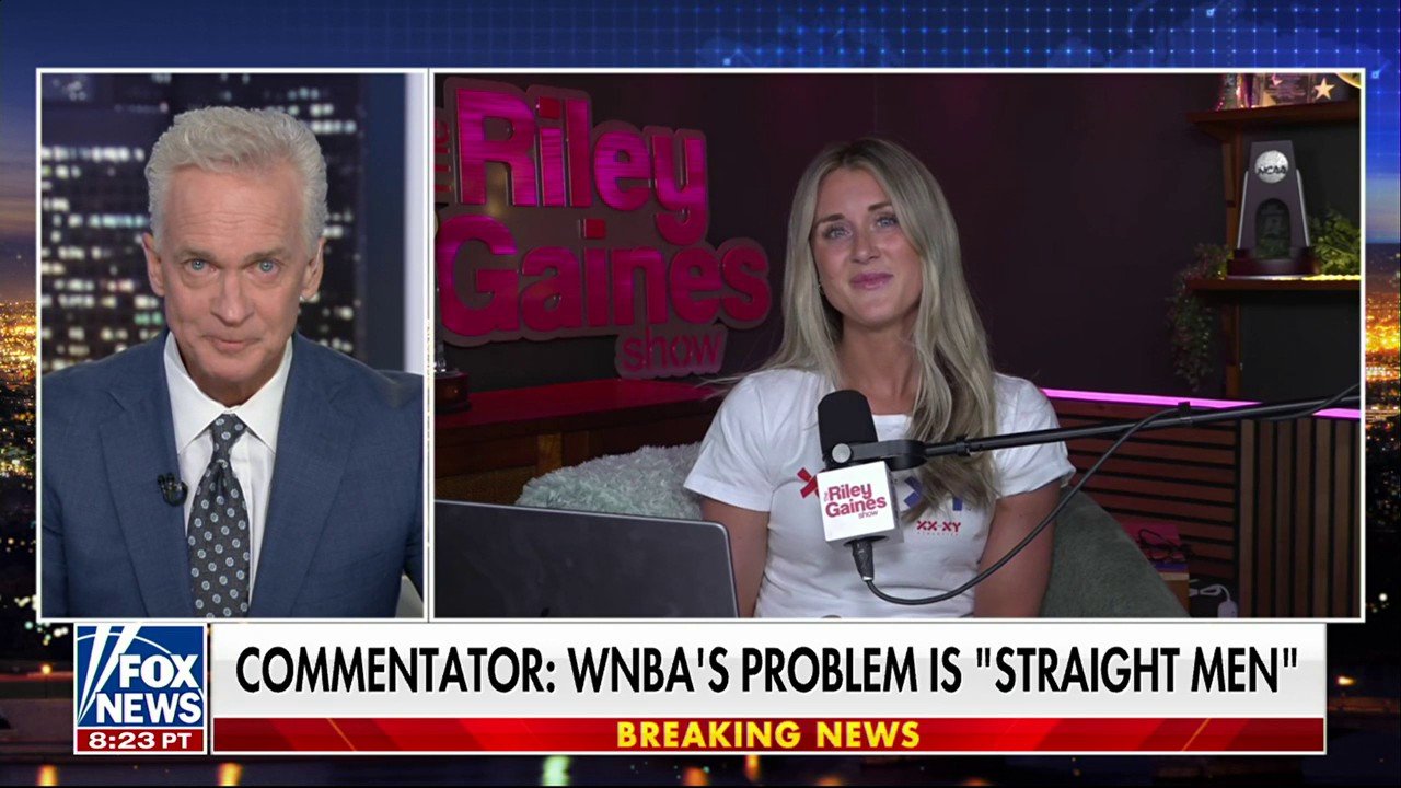 OutKick contributor Riley Gaines discusses former NBA player Enes Kanter Freedom demanding answers from the WNBA after security removed him from a Chicago Sky-Indiana Fever game on ‘Fox News @ Night.’
