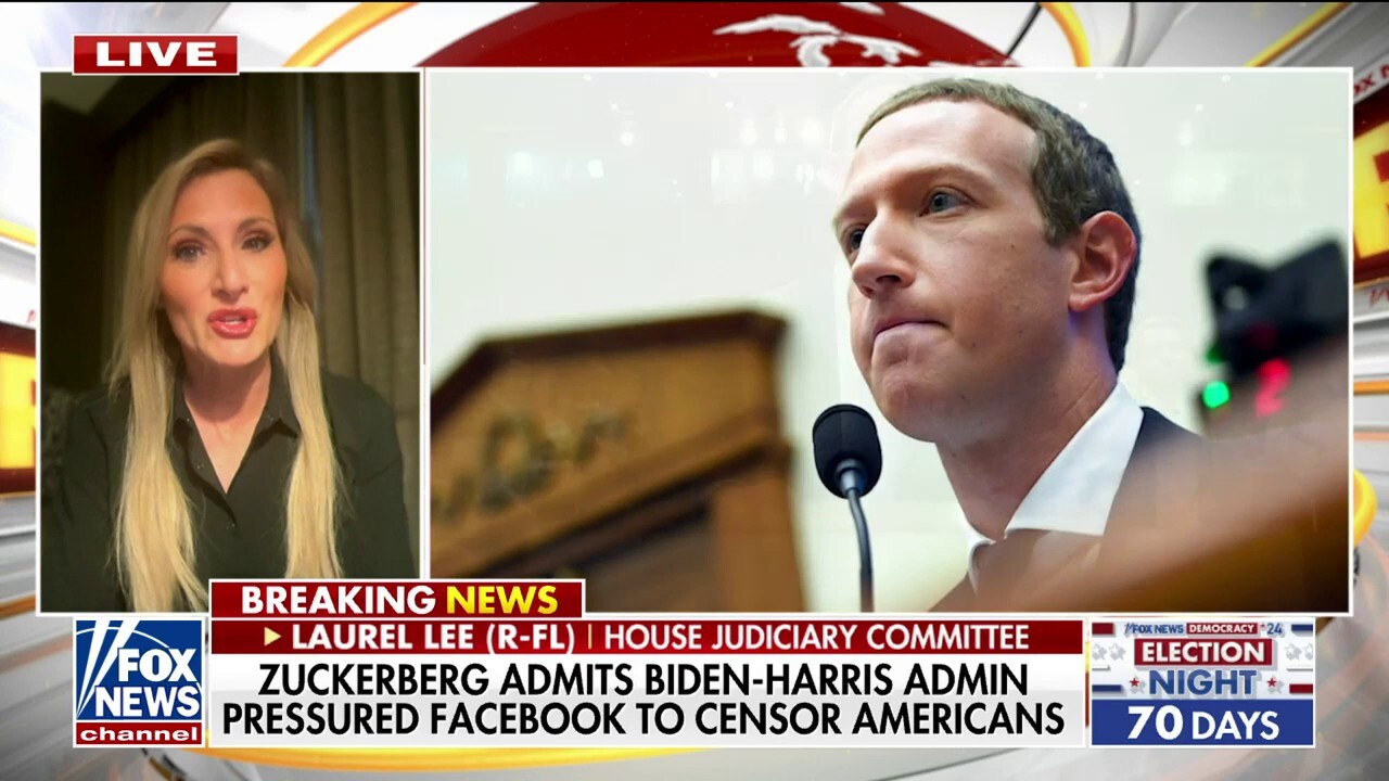 Mark Zuckerberg's censorship admission is a 'victory for the First Amendment': Rep. Laurel Lee