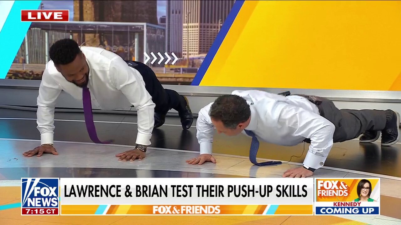 'Fox & Friends' challenges viewers with a push-up competition 