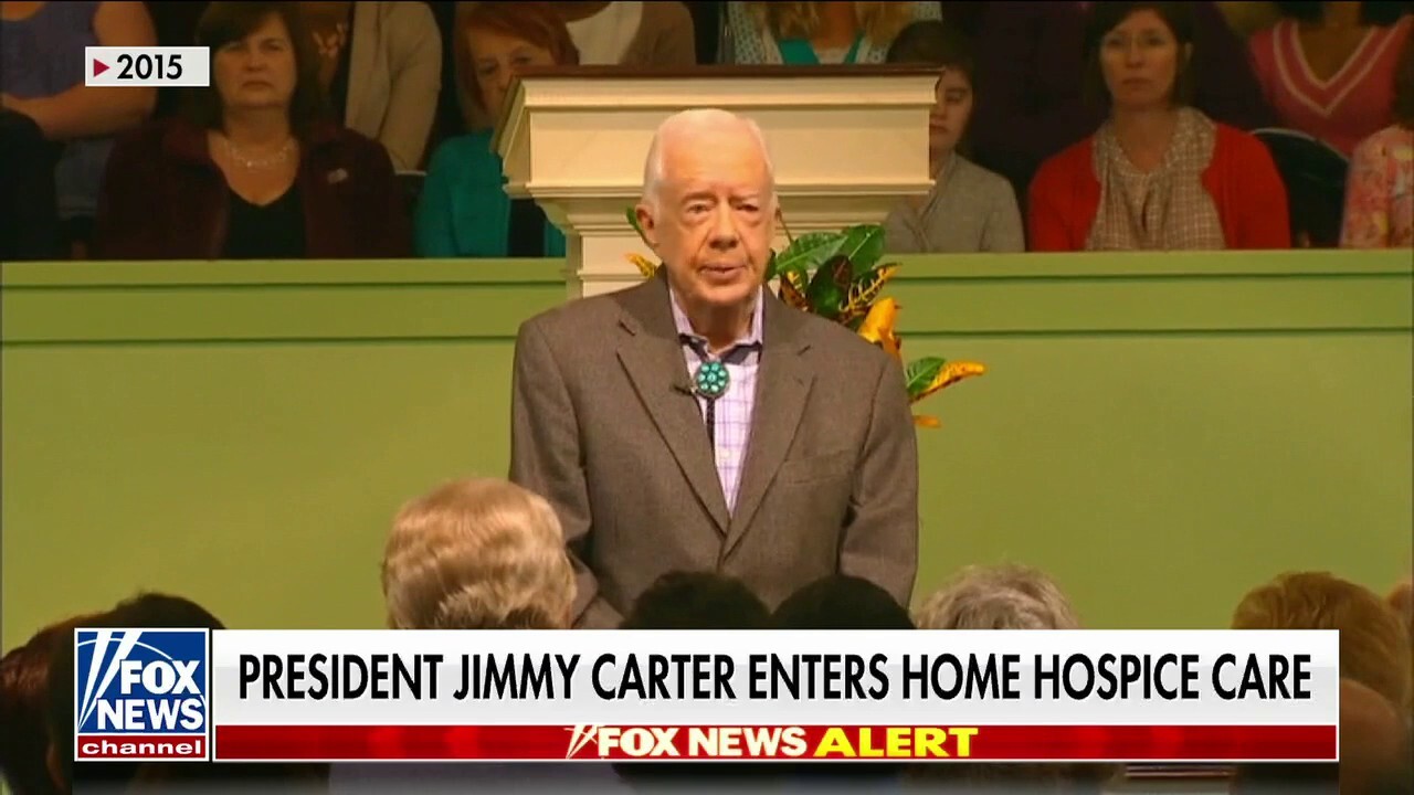 President Jimmy Carter enters home hospice care