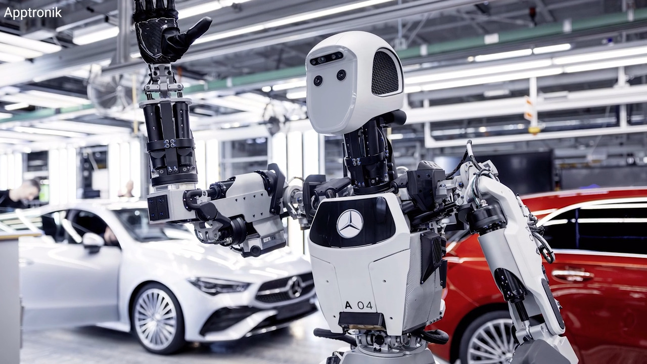 Mercedes-Benz Manufacturing in Hungary is using humanoid robots 
