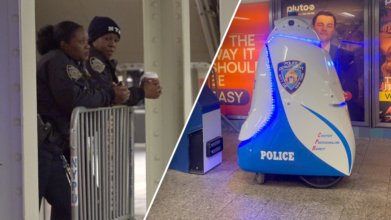 ‘Kind of scary:’ Not all subway riders on board with NYC’s robot patrol