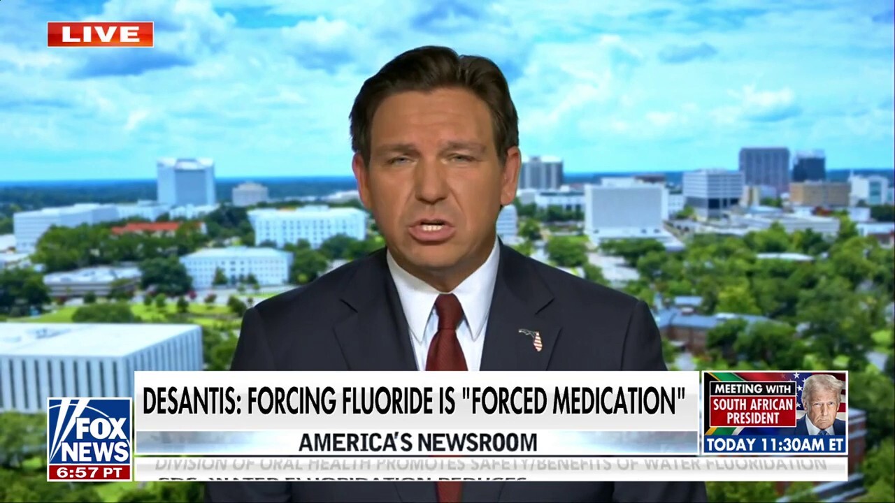 DeSantis defends Florida water fluoride ban: 'Forced medication'