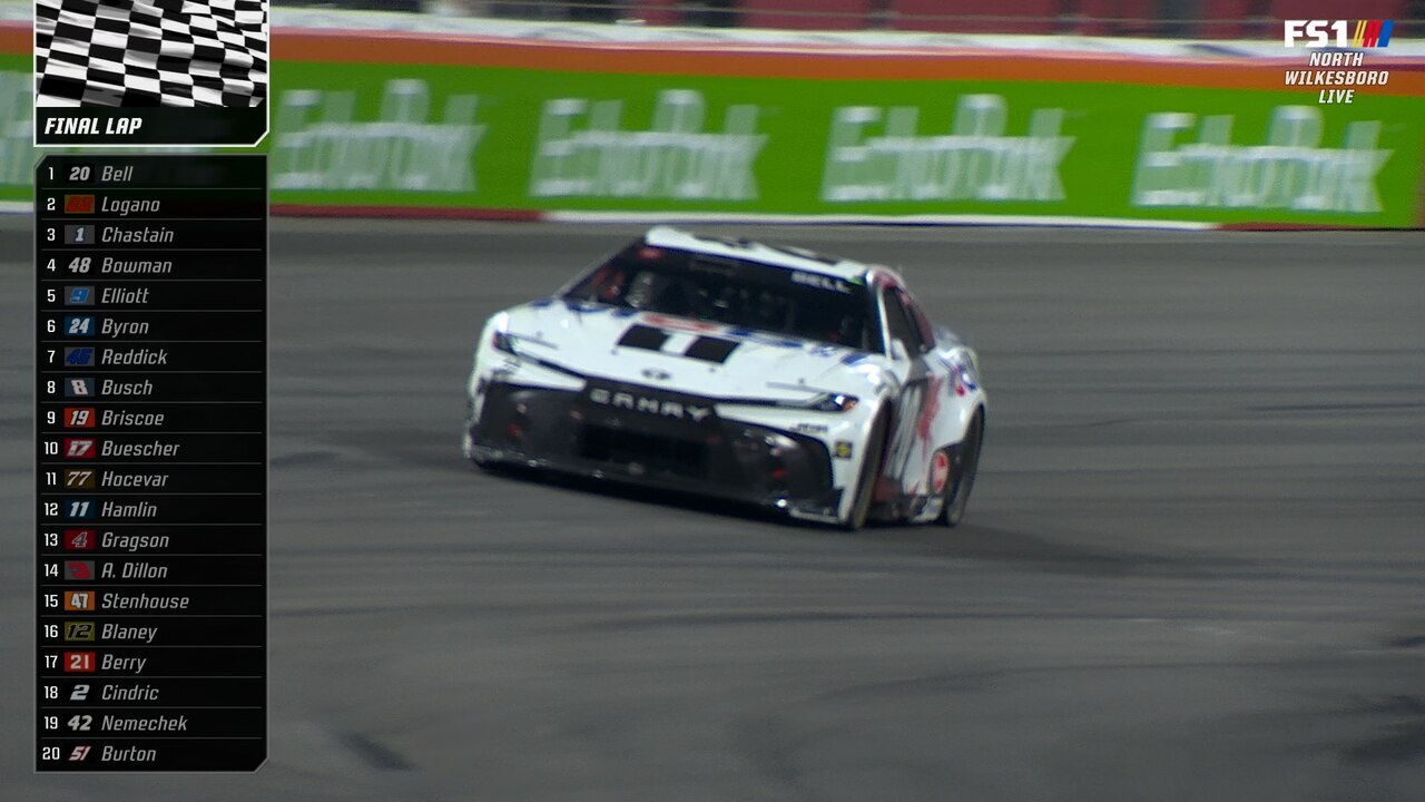 FINAL LAPS: Christopher Bell takes checkered flag at NASCAR All-Star Race | NASCAR on FOX