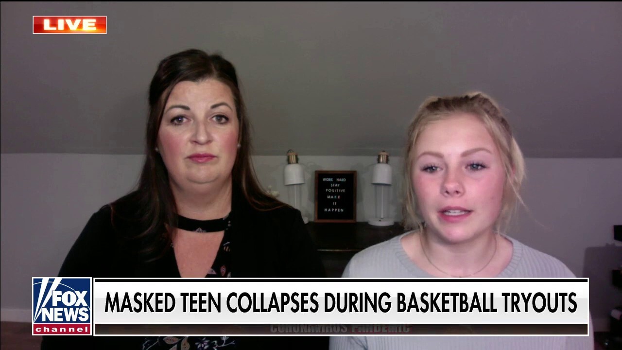 Mom outraged after daughter collapses during basketball tryout while wearing mask