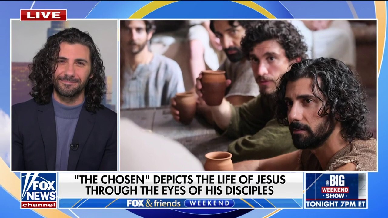 ‘The Chosen’ actor Noah James joins ‘Fox & Friends Weekend’ to discuss his performance on the show that depicts Jesus’ life from his disciples’ point of view.