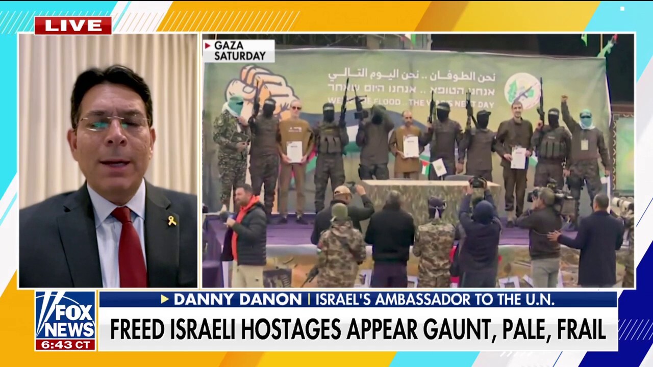 Danny Danon reacts to Israeli hostages being released in poor health: 'Eliminating Hamas is the only solution'