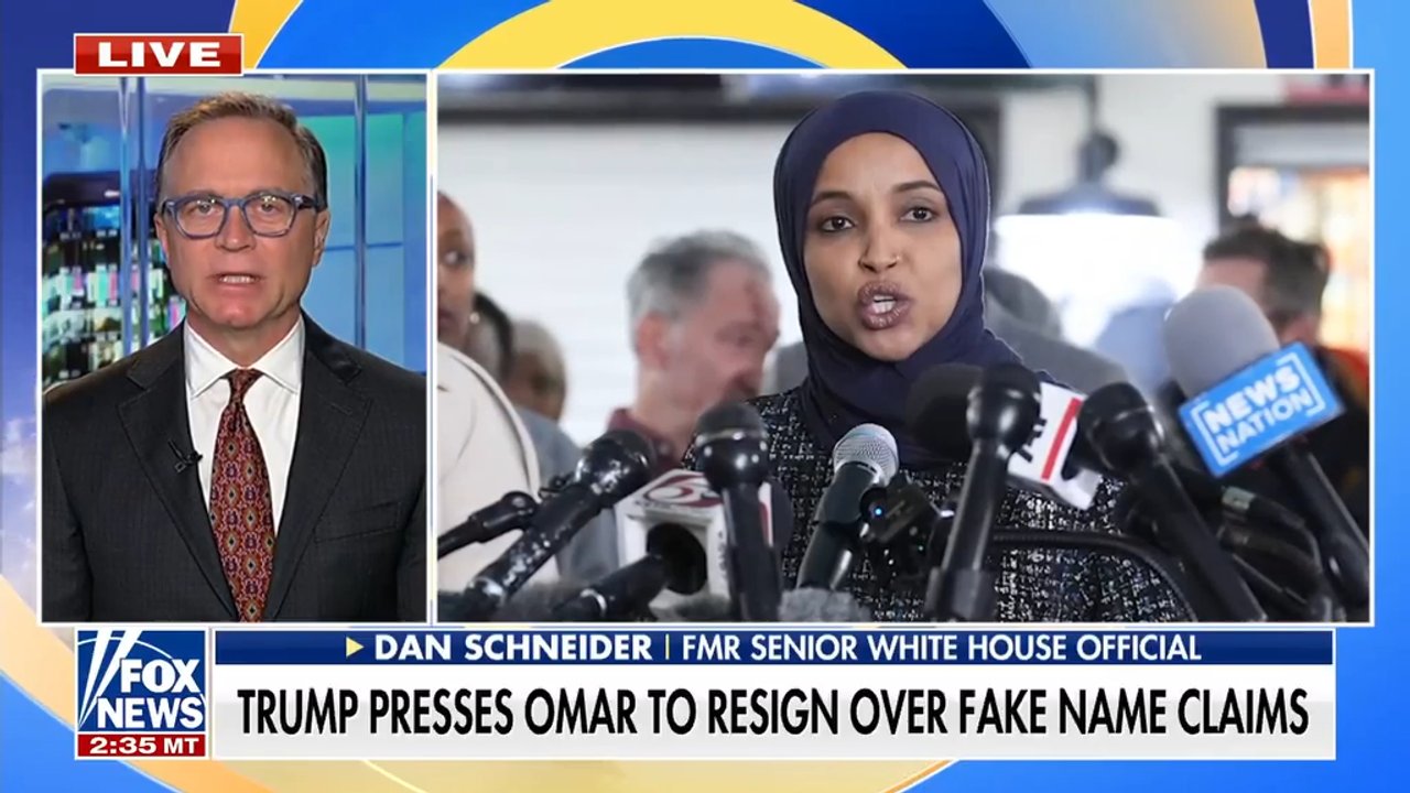 Trump calls on Ilhan Omar to resign from Congress over fake name claims