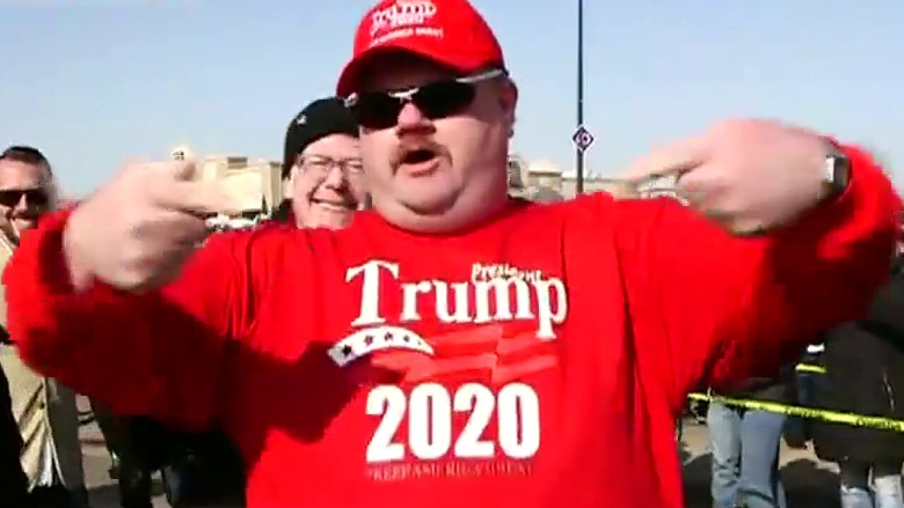 Trump rally attendees weigh in on 2020 candidates	