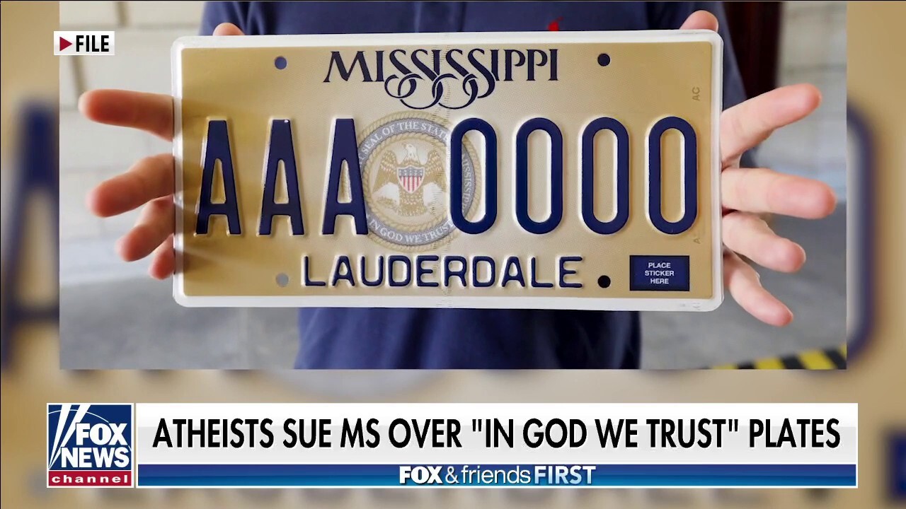 Mississippi atheists want 'In God We Trust' off state’s license plates