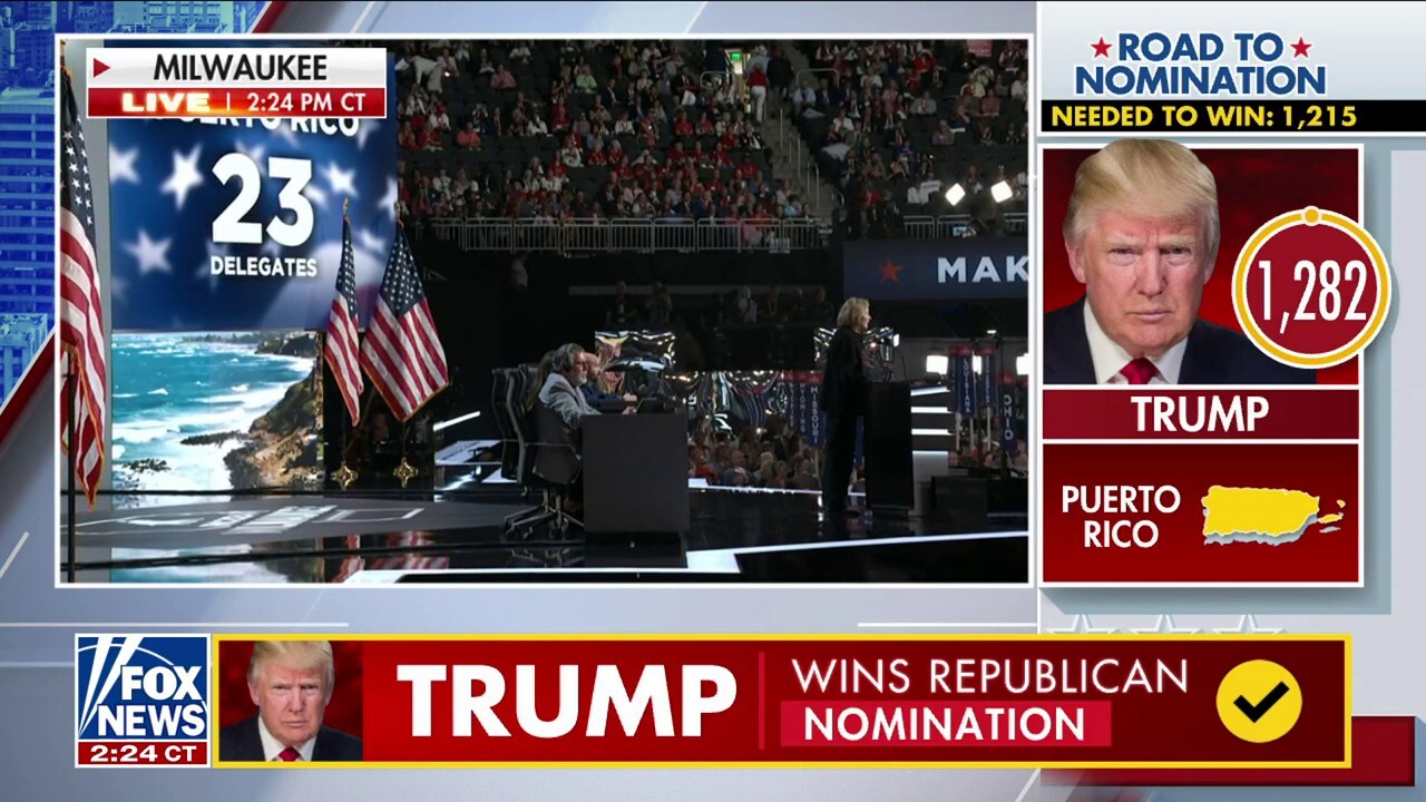  Trump becomes official presidential nominee for the Republican Party