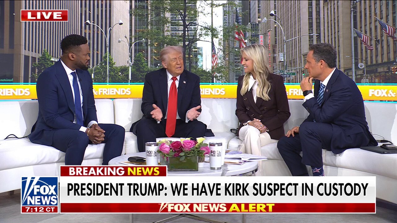 President Donald Trump joins 'Fox & Friends' to discuss his attendance at a Yankees game, the capture of the suspected Charlie Kirk assassin, the effectiveness of his crackdown on crime in Washington, D.C., and more.