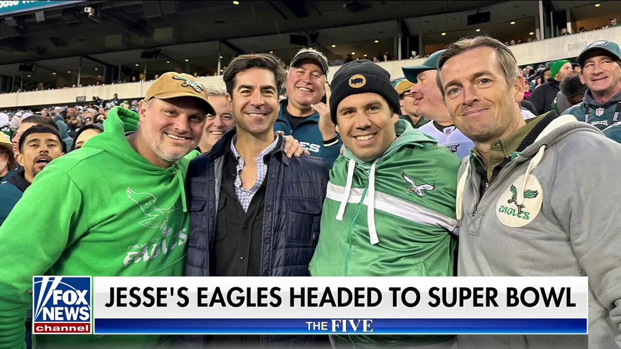 Jesse Watters places Super bowl bet: 'I'm an Eagles good luck charm' 