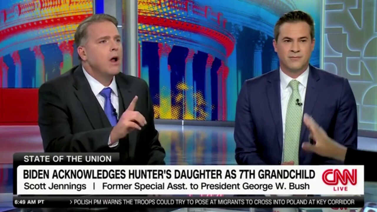 CNN panelists clash over Biden's acknowledgement of 7th grandchild: 'The polling must have been brutal'