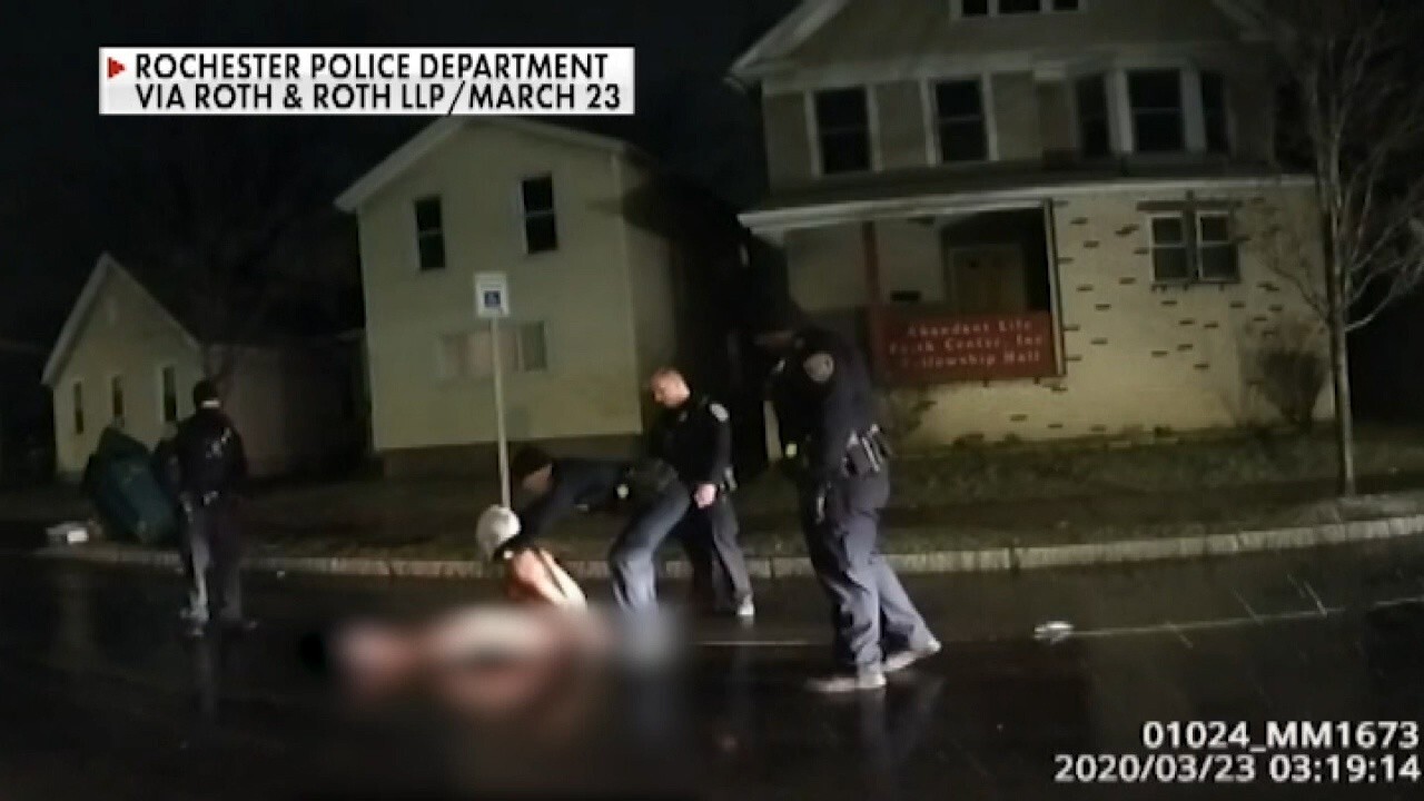 Body cam footage released showing death of Black an held down by police
