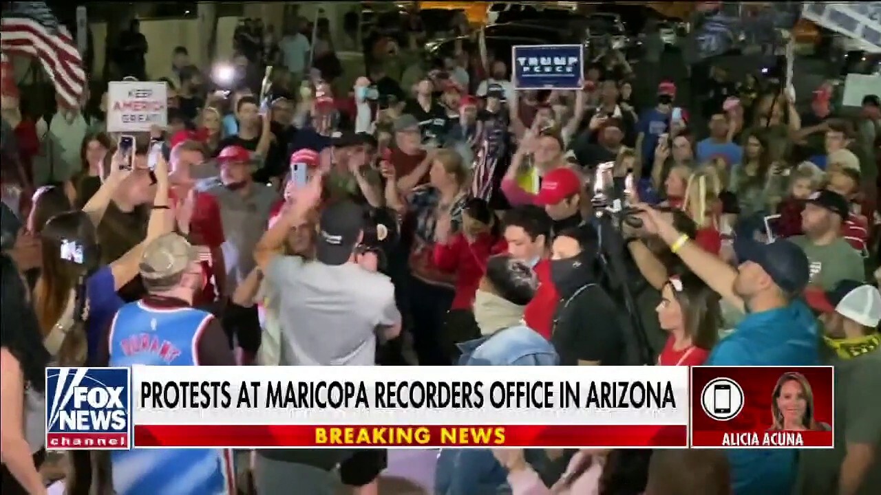 Protests break out at Arizona recorders office in Maricopa County