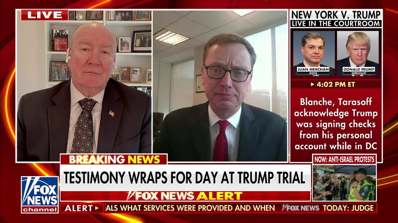 Fox News contributor Andy McCarthy and former Deputy Assistant Attorney General Tom Dupree discuss the NY v. Trump judge's threats to throw former President Trump in jail for breaking his gag order on ‘Your World.’