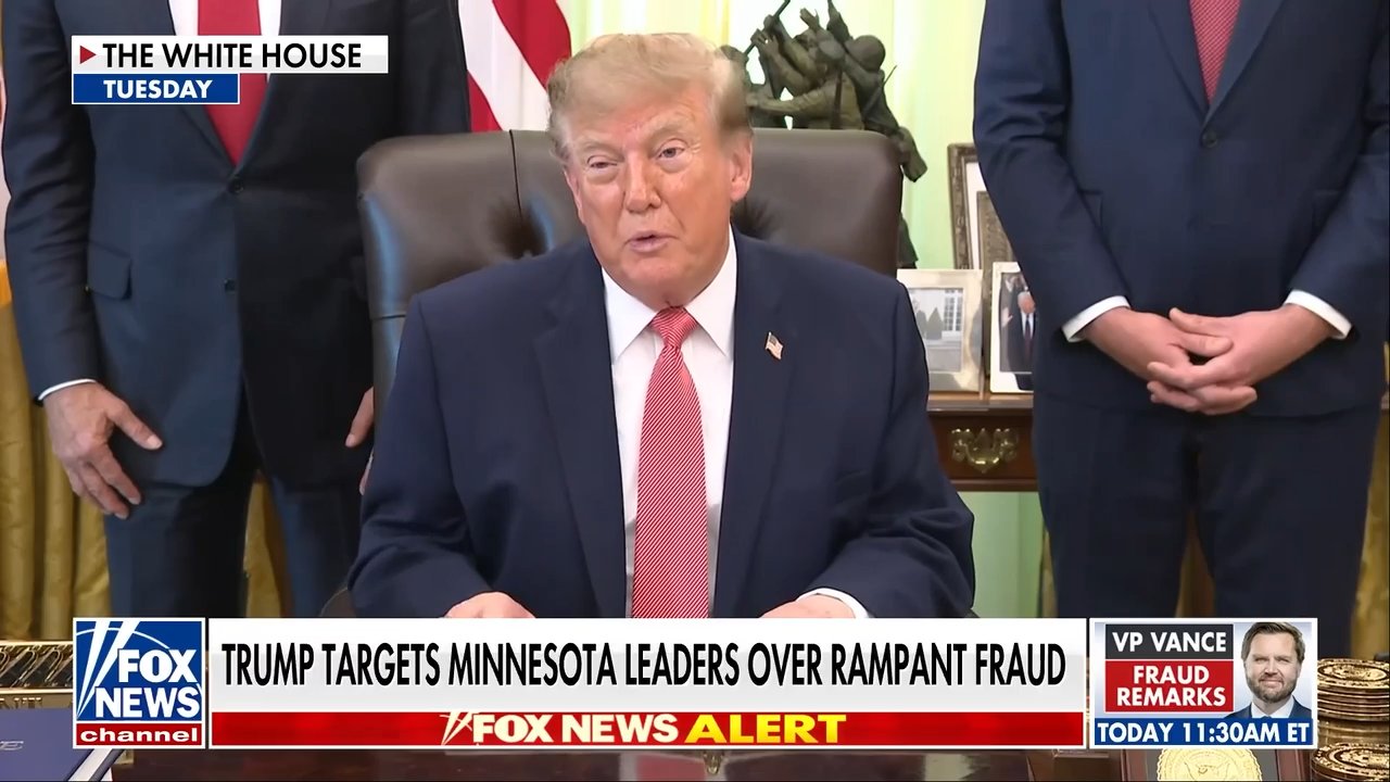 Trump warns Ilhan Omar 'could go to jail'