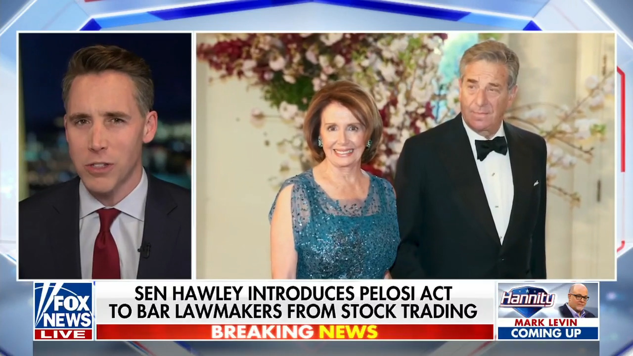Sen. Josh Hawley: Pelosi is the perfect example of what should not be happening in DC