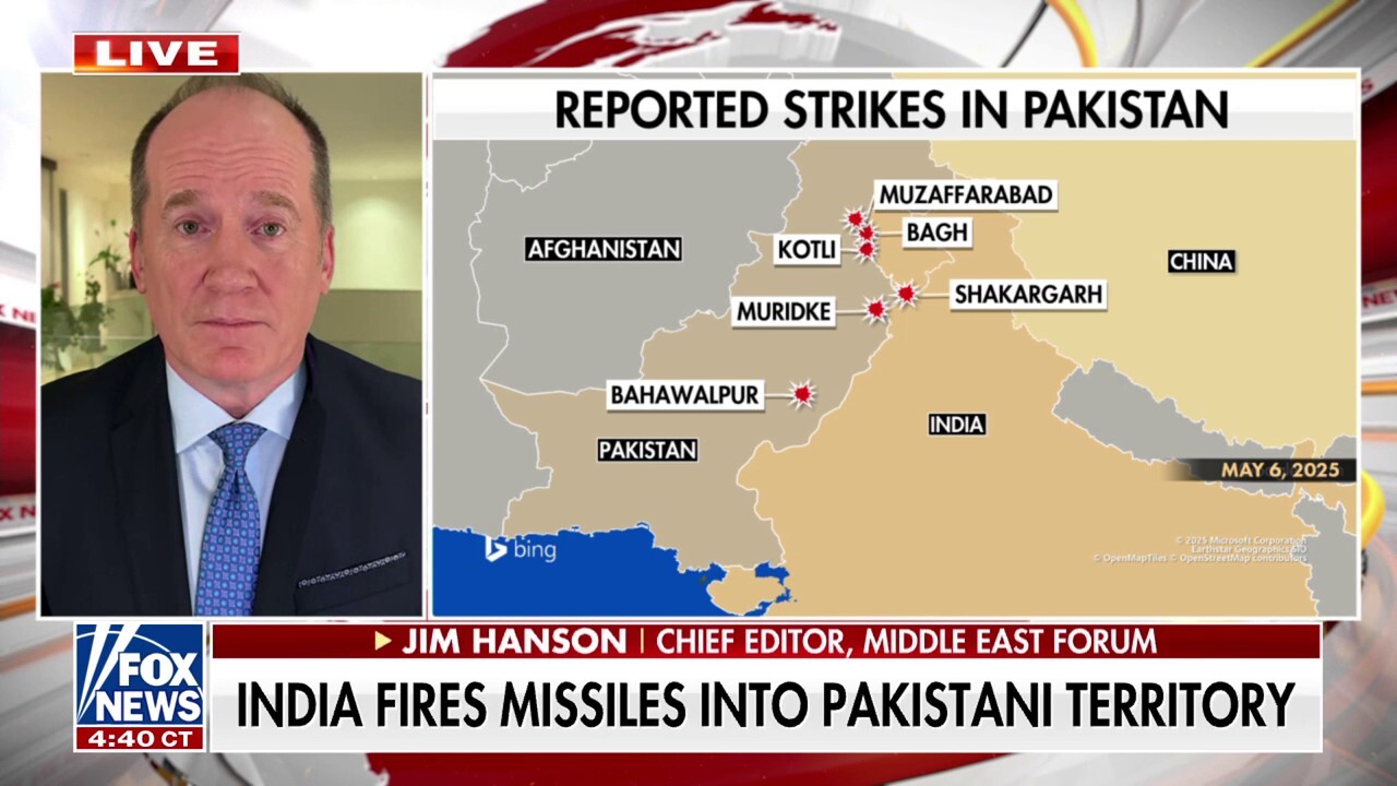 India fires missiles into Pakistani territory reportedly killing dozens 
