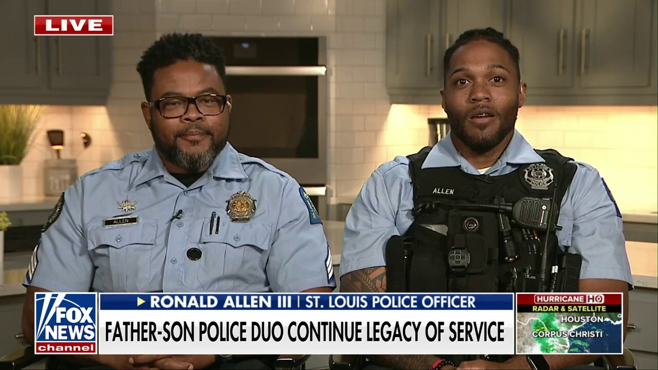 Father-son police officer duo answer the call to service: 'I want to be the change'