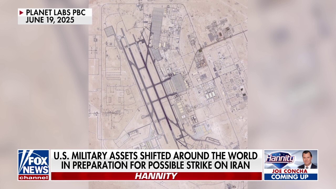 US military assets shifted around amid Middle East conflict