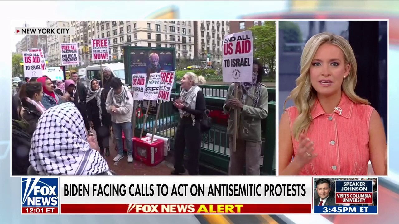 Kayleigh McEnany: Biden is speaking out of 'both sides of his mouth' with anti-Israel protests