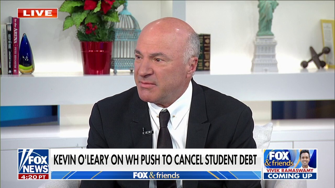Kevin O'Leary rips student loan forgiveness: 'So unfair it's almost un-American'