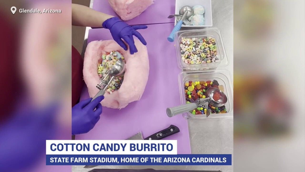 Arizona Cardinals are 'rolling' out a cotton candy burrito at home games