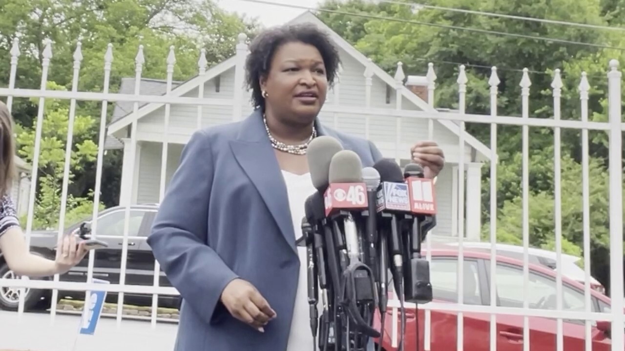 Stacey Abrams talks voters suppression in Georgia