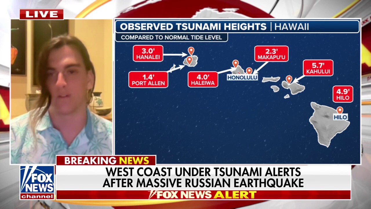 Student meteorologist visiting Hawaii describes local response to tsunami threats after massive earthquake