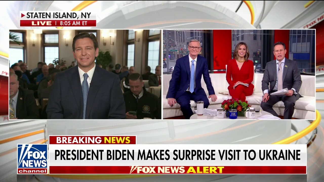 DeSantis calls out Biden's 'blank check policy' amid Ukraine visit: 'A lot of problems accumulating here'