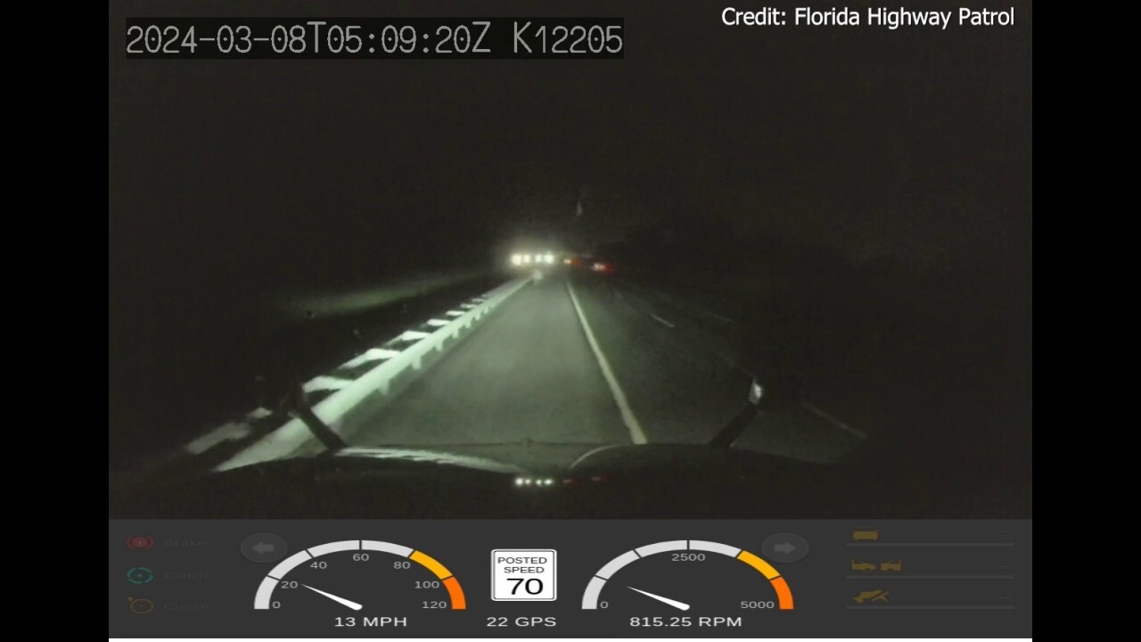 Видео на видеорегистратор показва как кола се блъска в мотоциклетист във Флорида при предполагаем инцидент с ярост на пътя