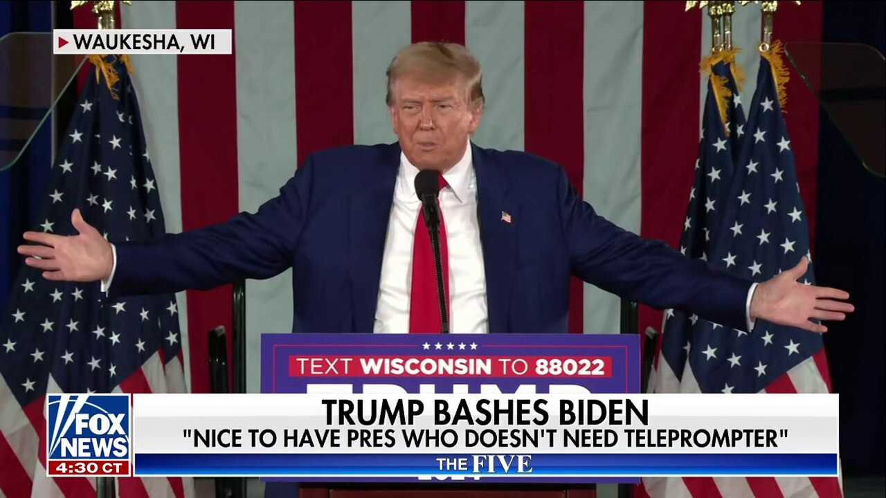 ‘The Five’ co-hosts discuss how former President Trump used the day off from his trial to hit the campaign trail and how he bashed President Biden's abilities.