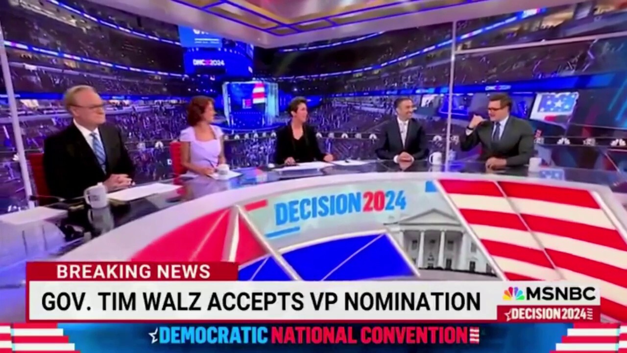 Rachel Maddow admits MSNBC colleagues started 'stamping and clapping' during DNC