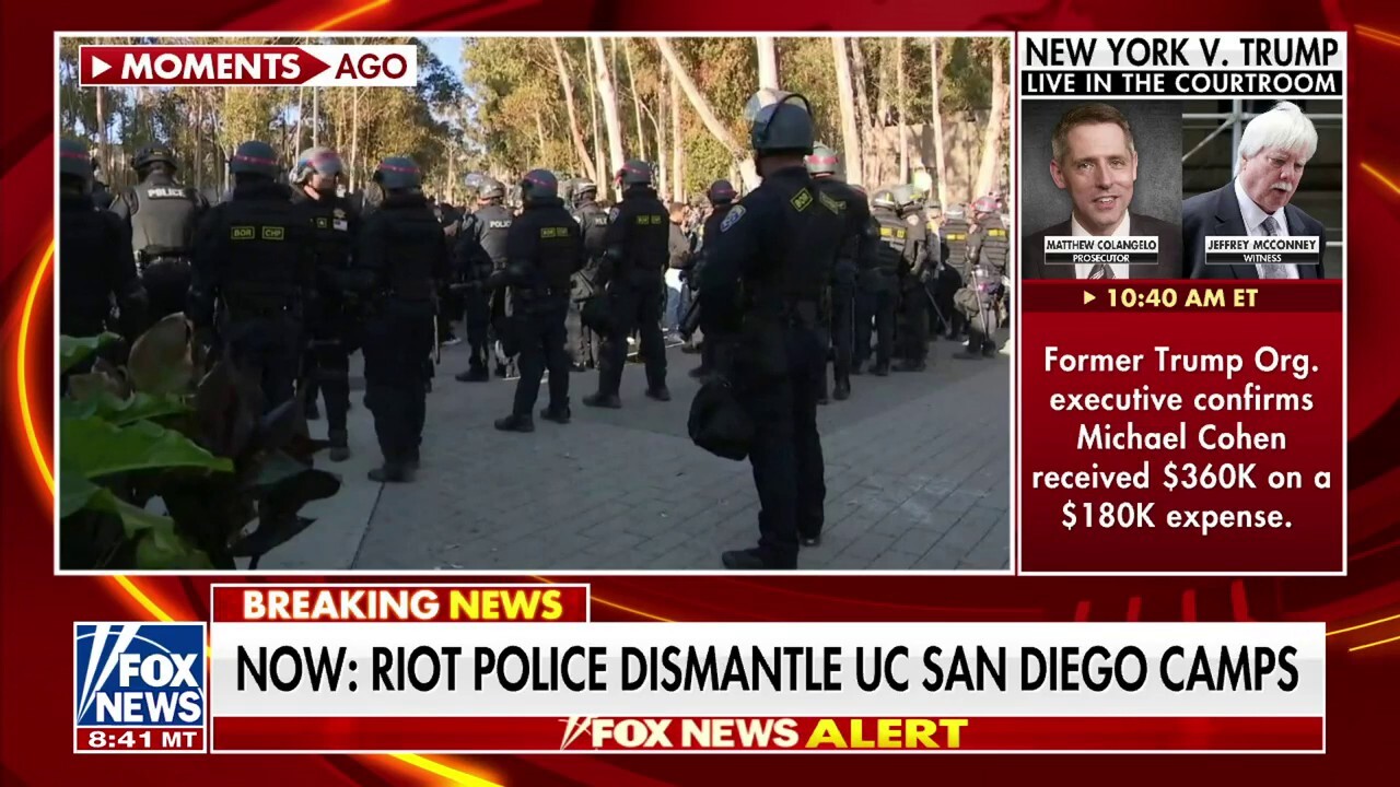 Police descend on UC San Diego anti-Israel encampment