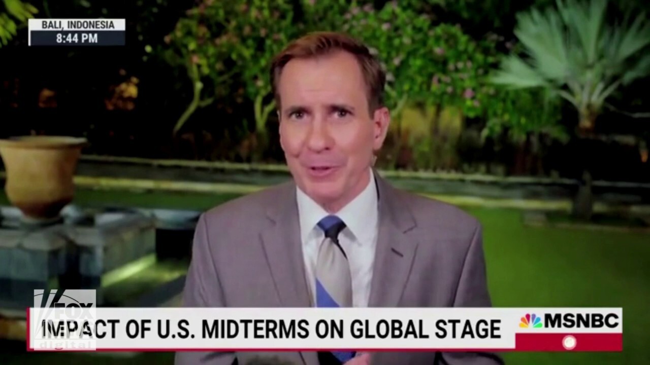 John Kirby: Midterm results show world leaders 'health and vibrancy' of US democracy 